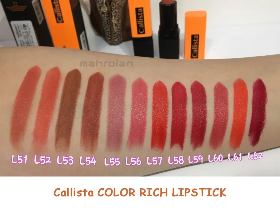 رژ لب کالر ریچ کالیستا
