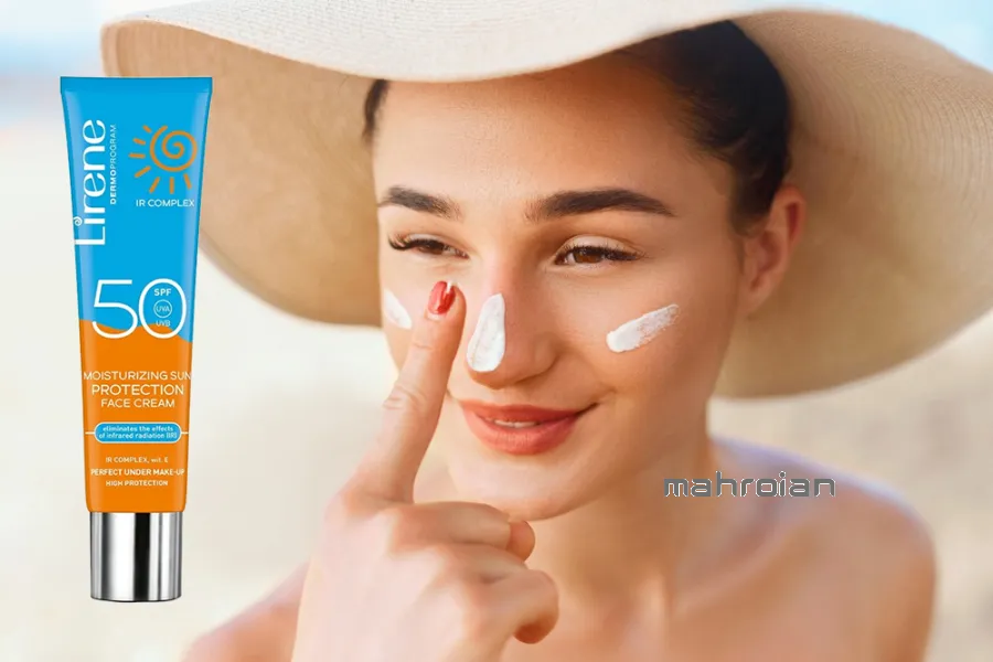 ضدآفتاب و مرطوب کننده SPF50 لیرن