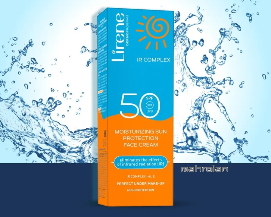ضدآفتاب و مرطوب کننده SPF50 لیرن
