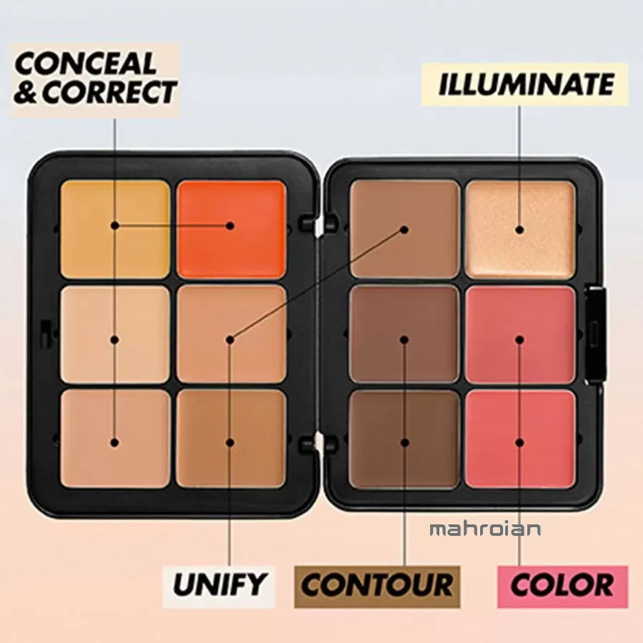 پالت صورت کرمی میکاپ فوراور