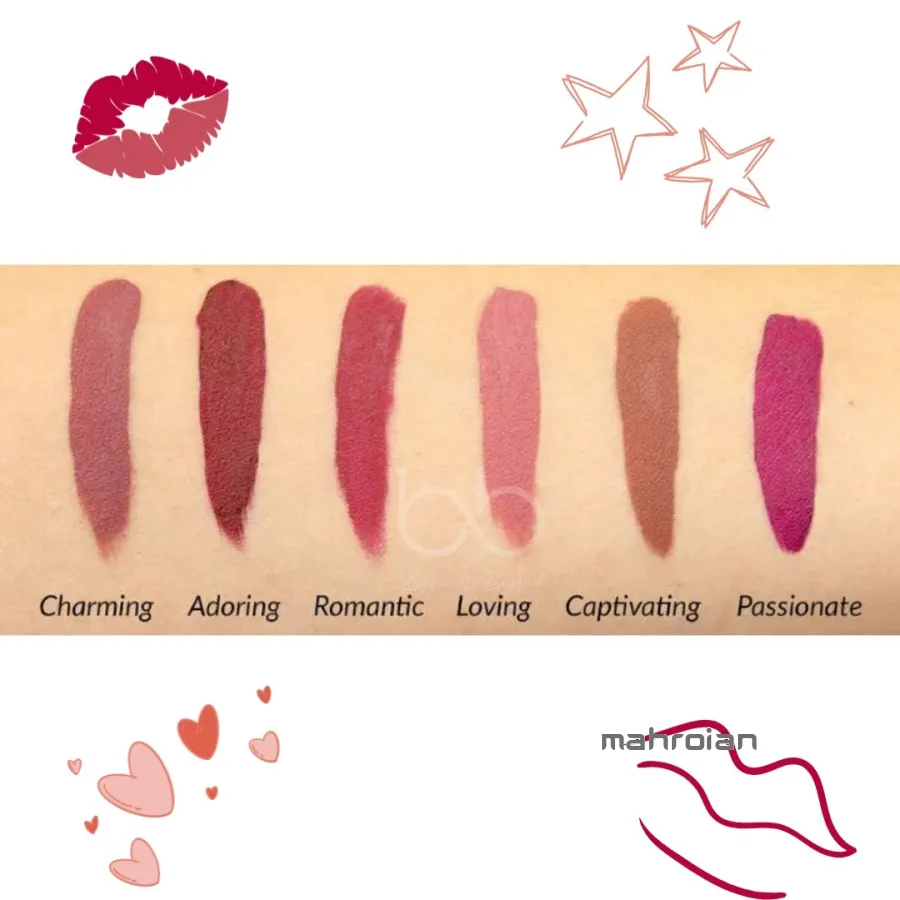 ست 6 عددی رژ مایع دبالم vol 3