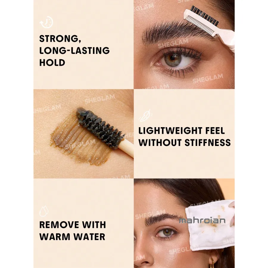 ژل ابرو شیگلم همراه شانه