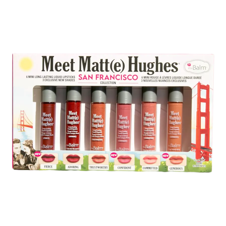 ست 6 عددی رژ مایع دبالم san francisco