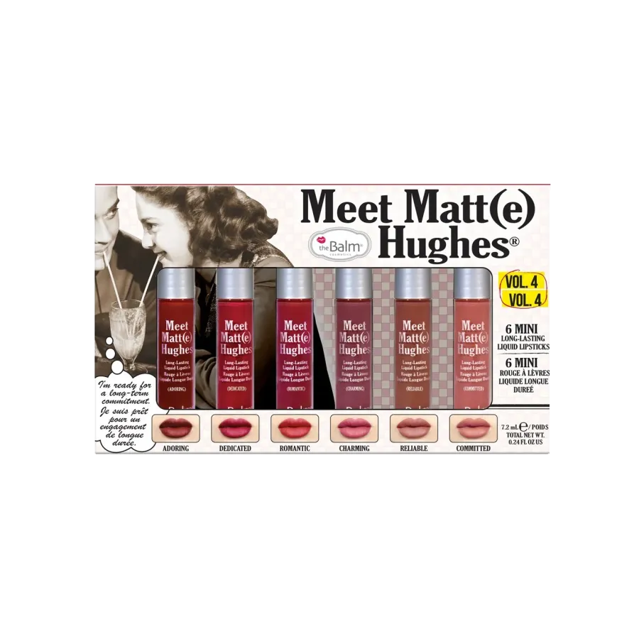 ست 6 عددي رژلب مايع مات دبالم VOL4