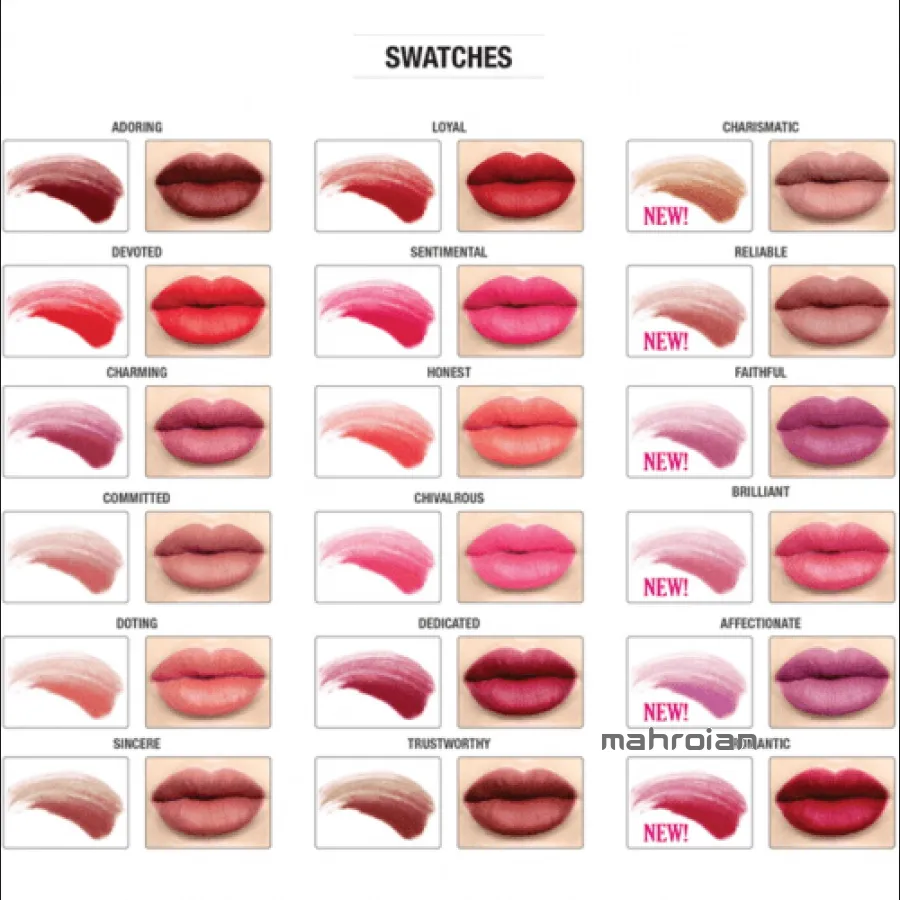 ست 6 عددي رژلب مايع مات دبالم VOL4